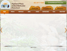 Tablet Screenshot of highlandplazapreschool.org